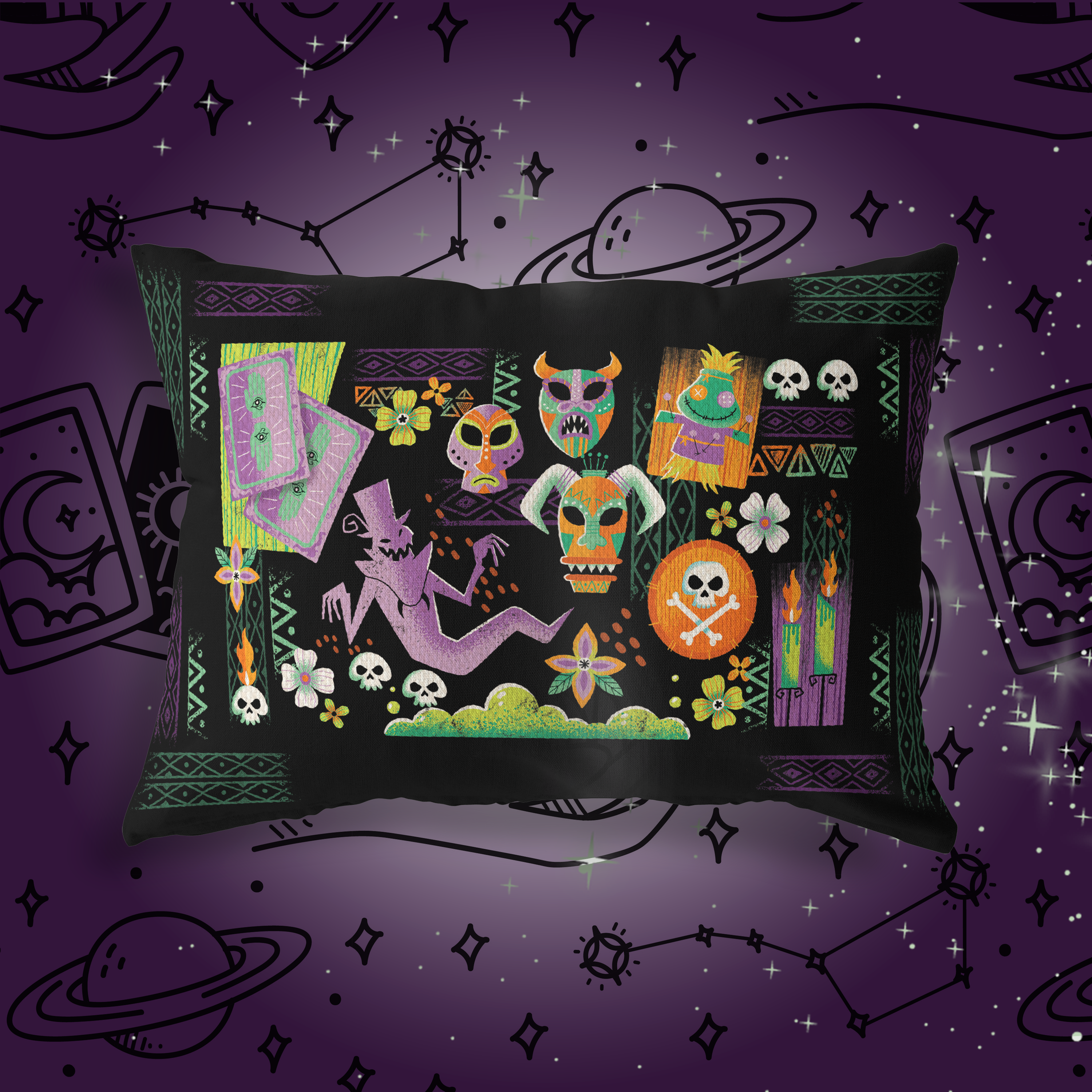 Voodoo Hoodoo Premium Pillow - Park Candy