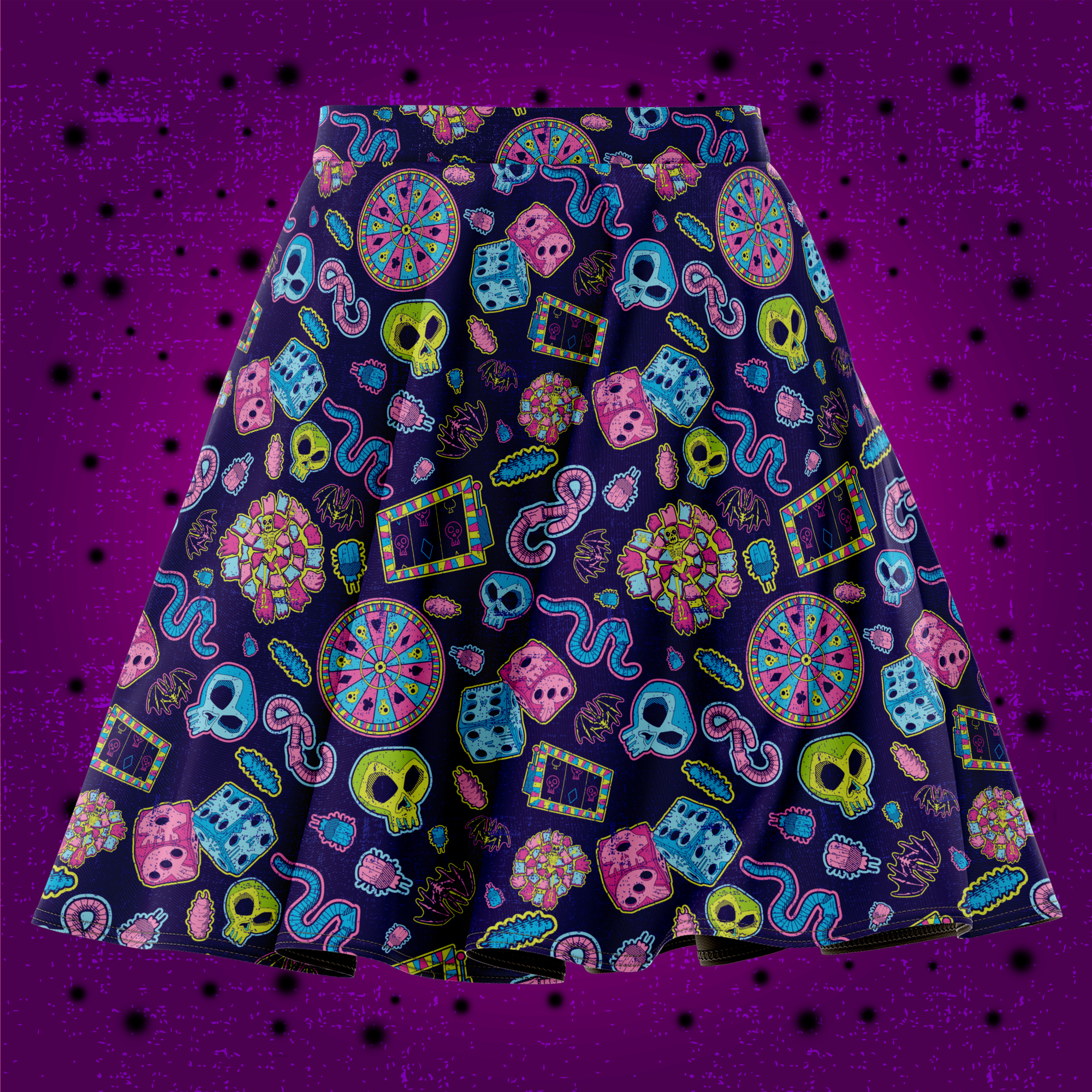 Boogie's Casino Midi Skirt - Park Candy