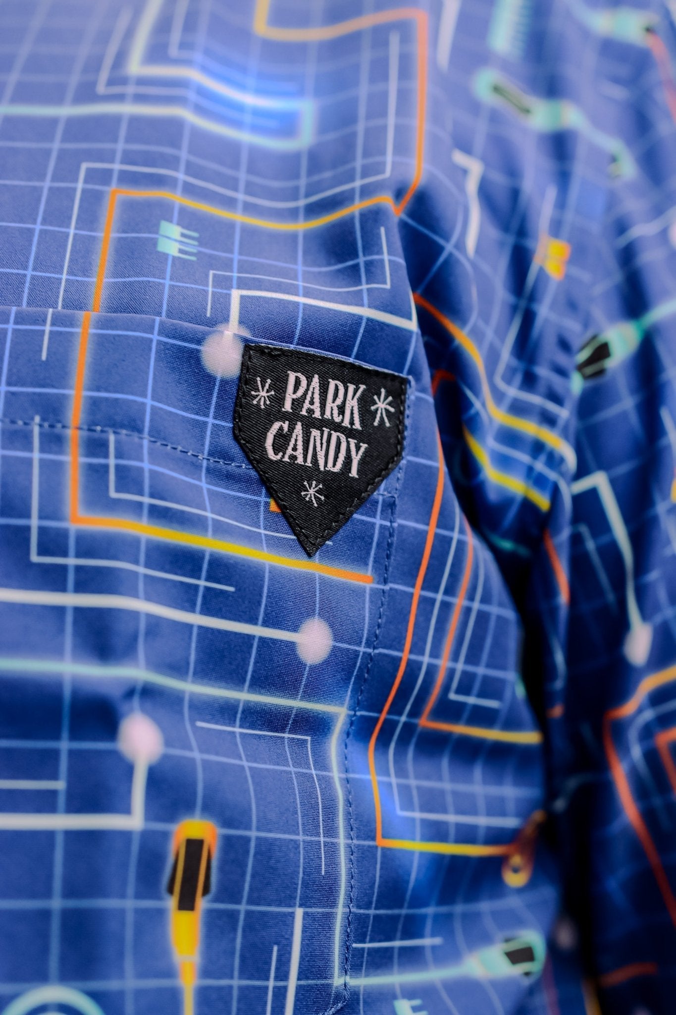 Battle on the Grid Button Up Shirt - NOVEMBER PREORDER | Park Candy