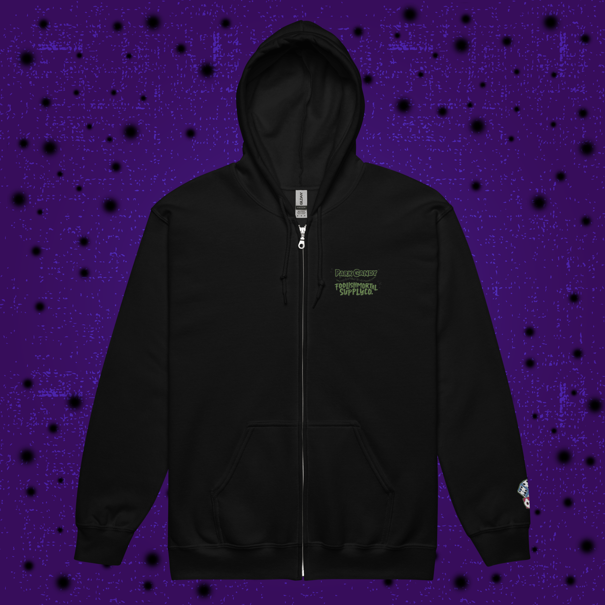 Boogie's Casino Heavyweight Zip Hoodie | Park Candy