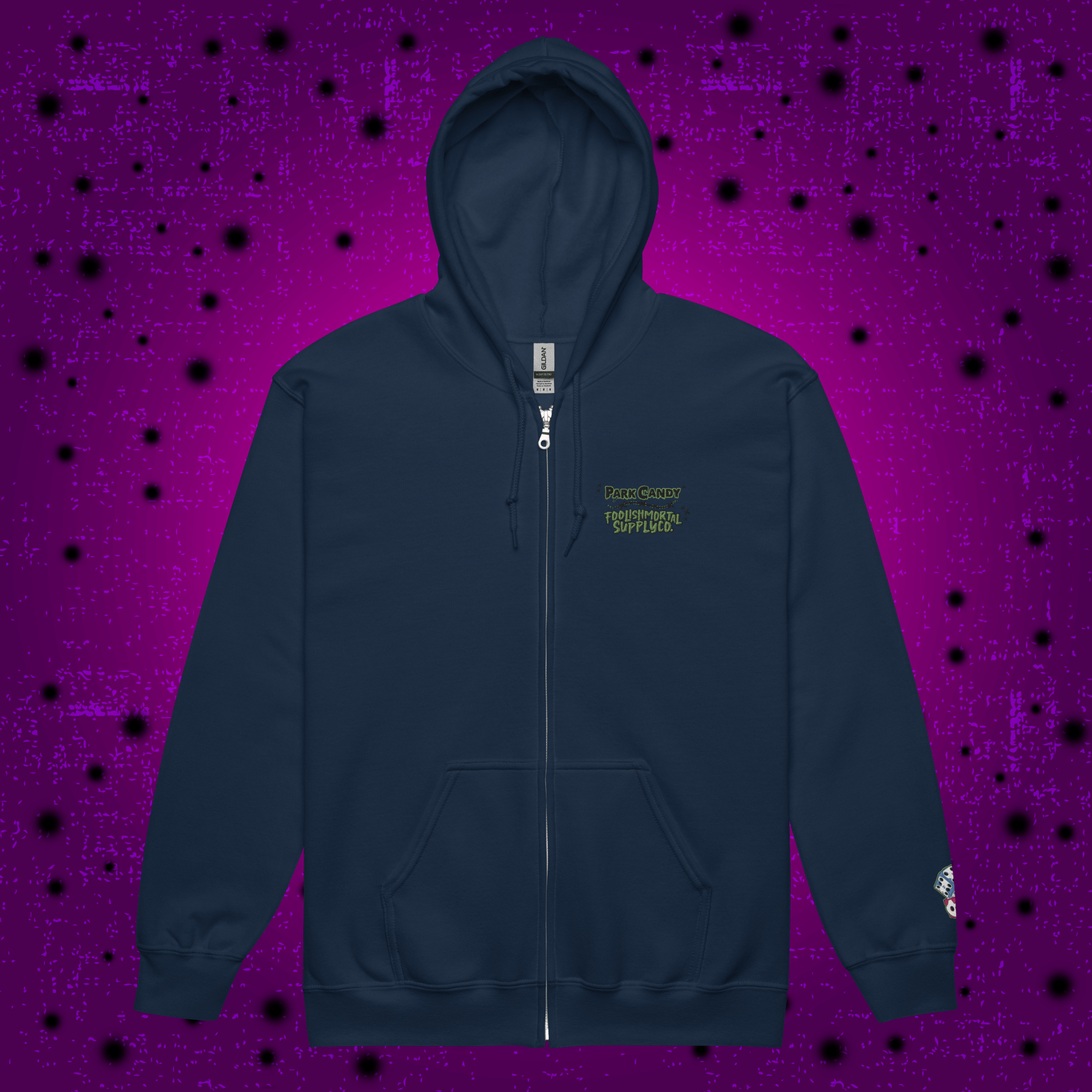 Boogie's Casino Heavyweight Zip Hoodie | Park Candy