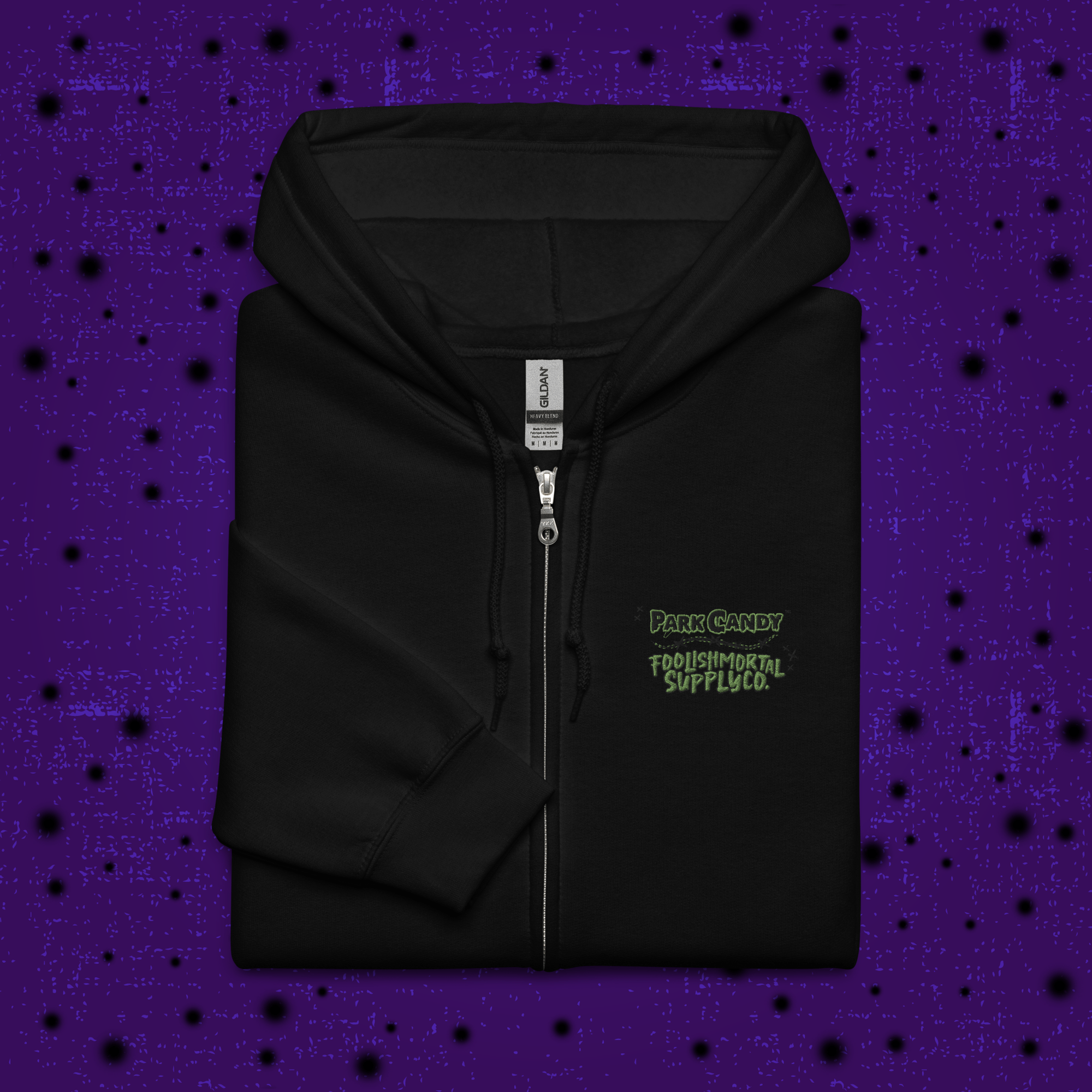 Boogie's Casino Heavyweight Zip Hoodie | Park Candy