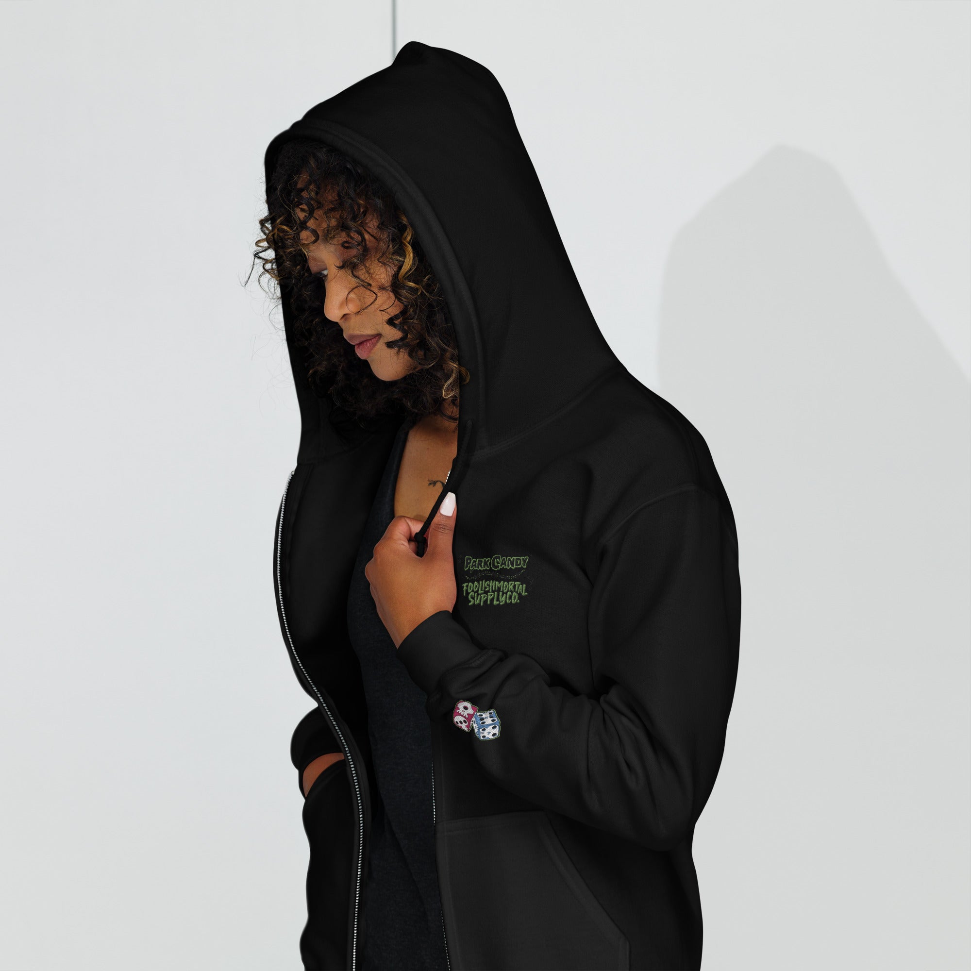 Boogie's Casino Heavyweight Zip Hoodie | Park Candy