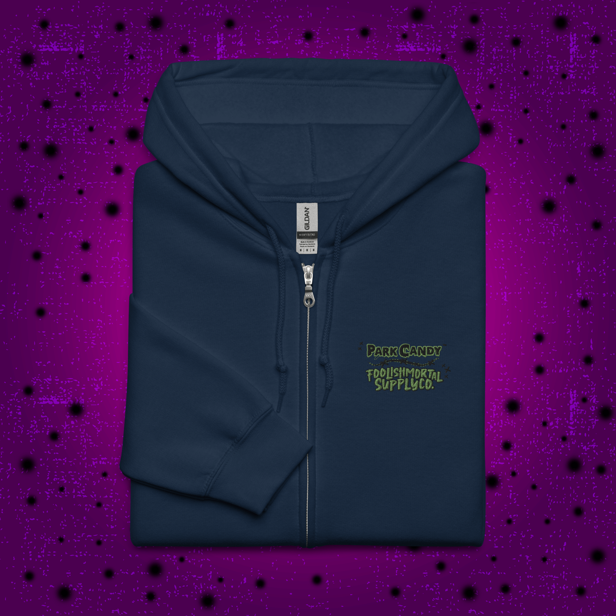 Boogie's Casino Heavyweight Zip Hoodie | Park Candy