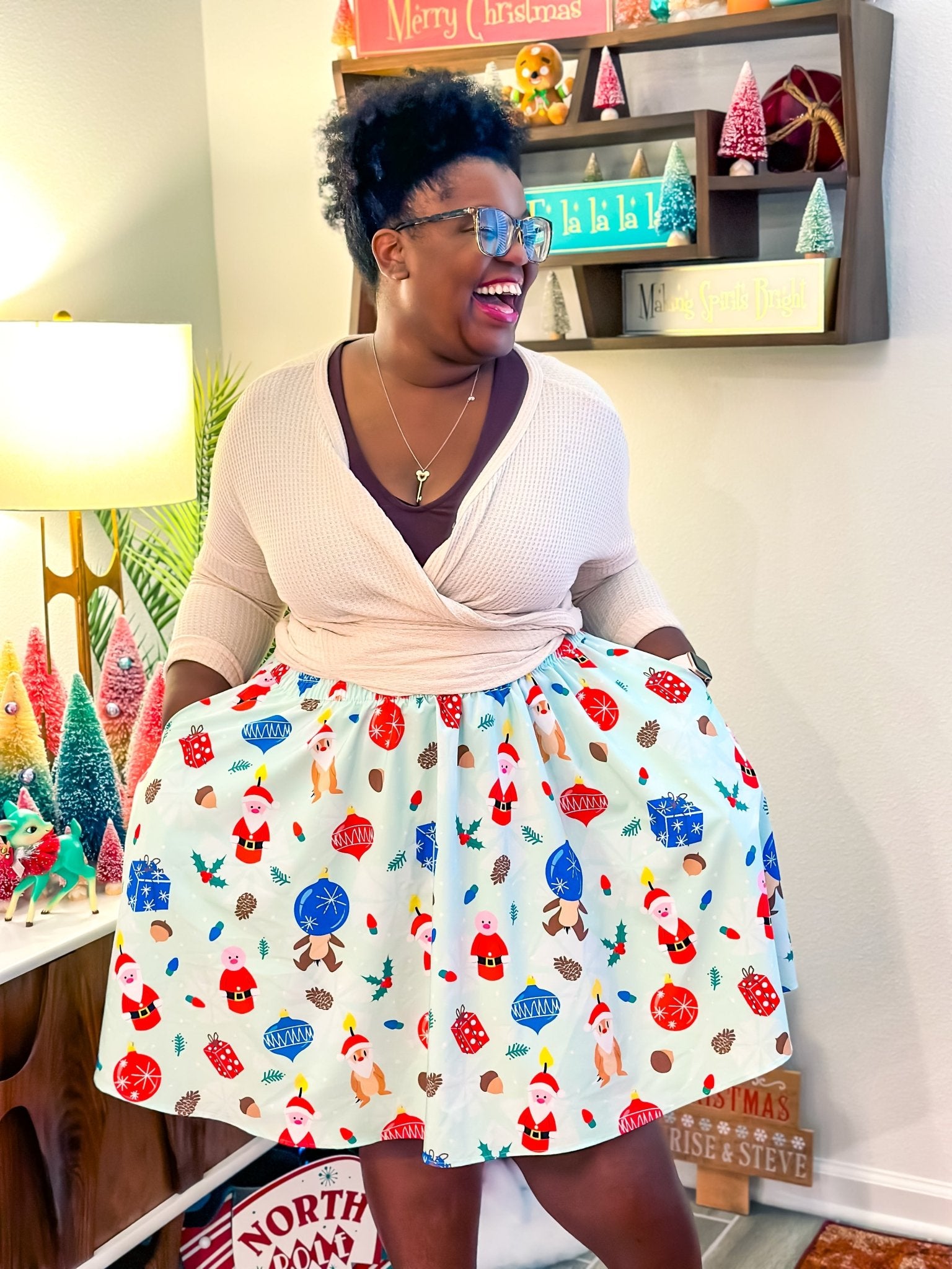 Chipmunk Cheer Midi Skirt | Park Candy