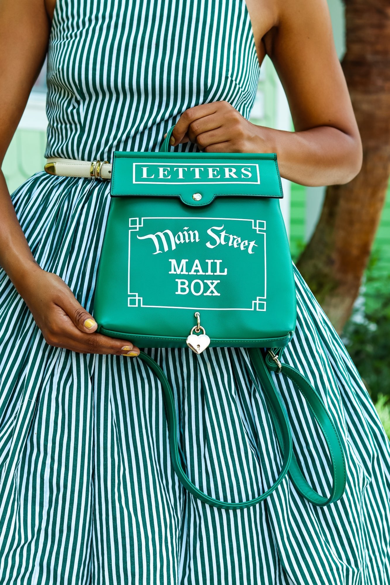 Green Main Street Mailbox Backpack | Park Candy