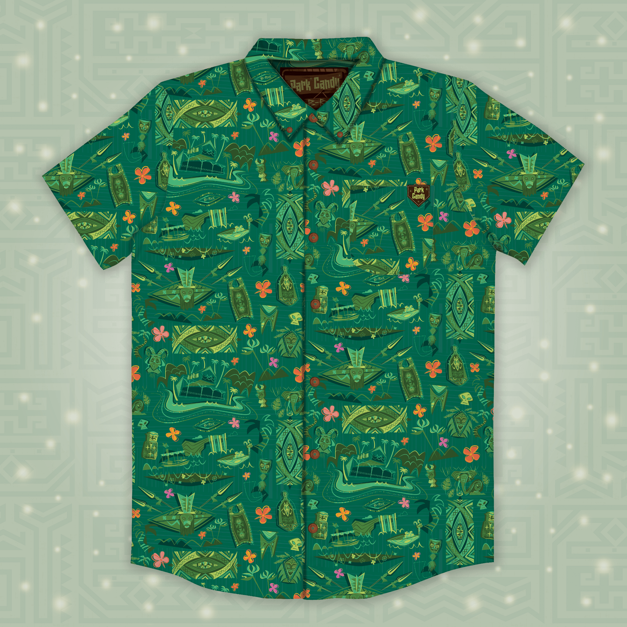 Jungle River Button Up Shirt | Park Candy