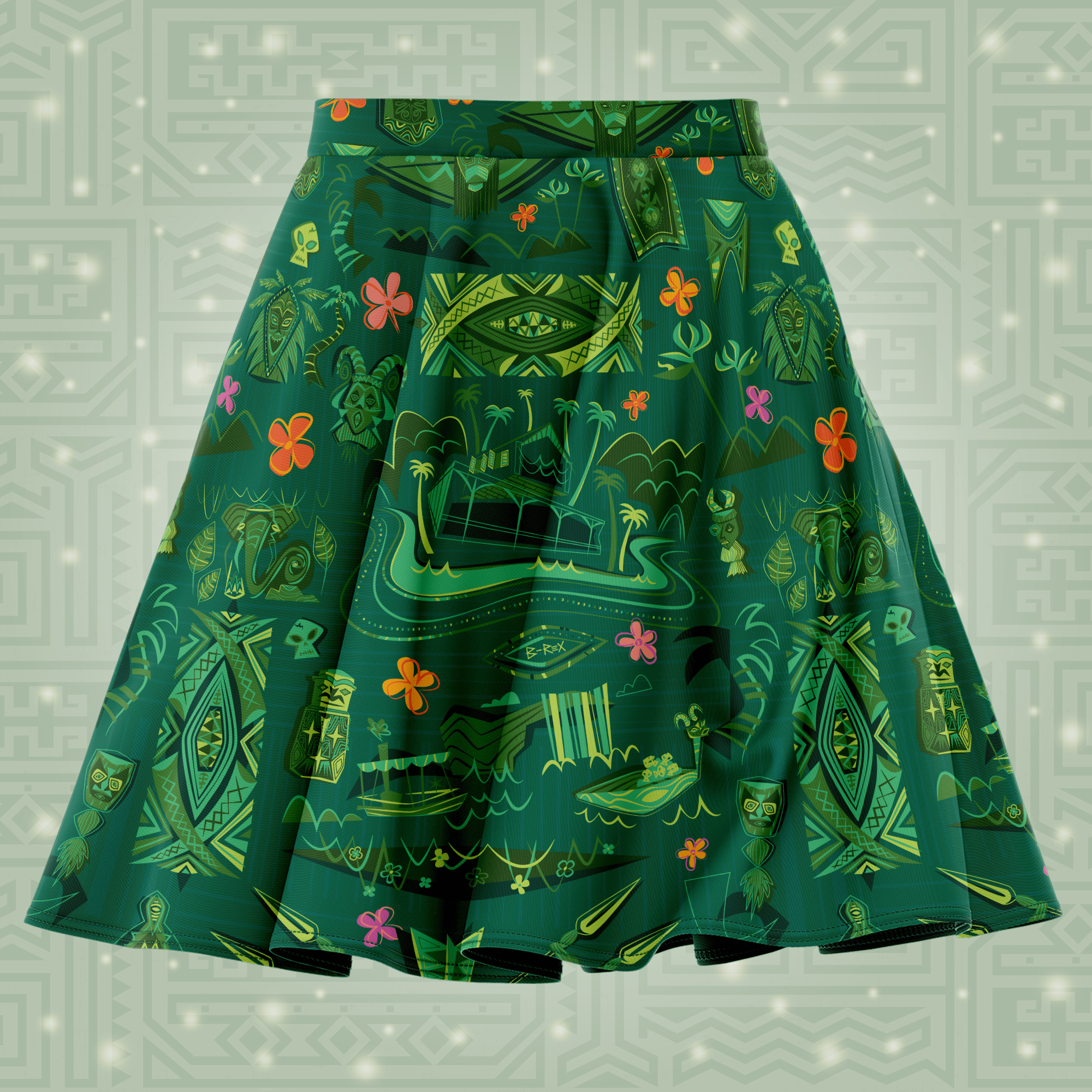 Jungle River Midi Skirt | Park Candy