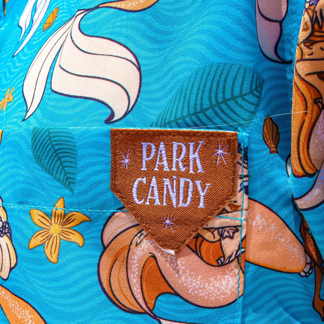 Mermaid Lagoon Button Up Shirt | Park Candy