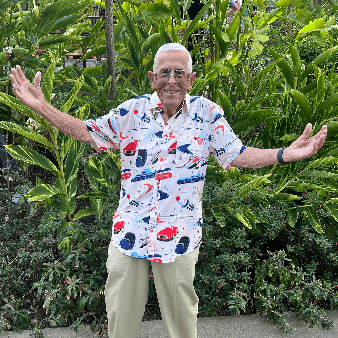 Retro Rewind Button Up Shirt | Bob Gurr - DECEMBER PREORDER | Park Candy