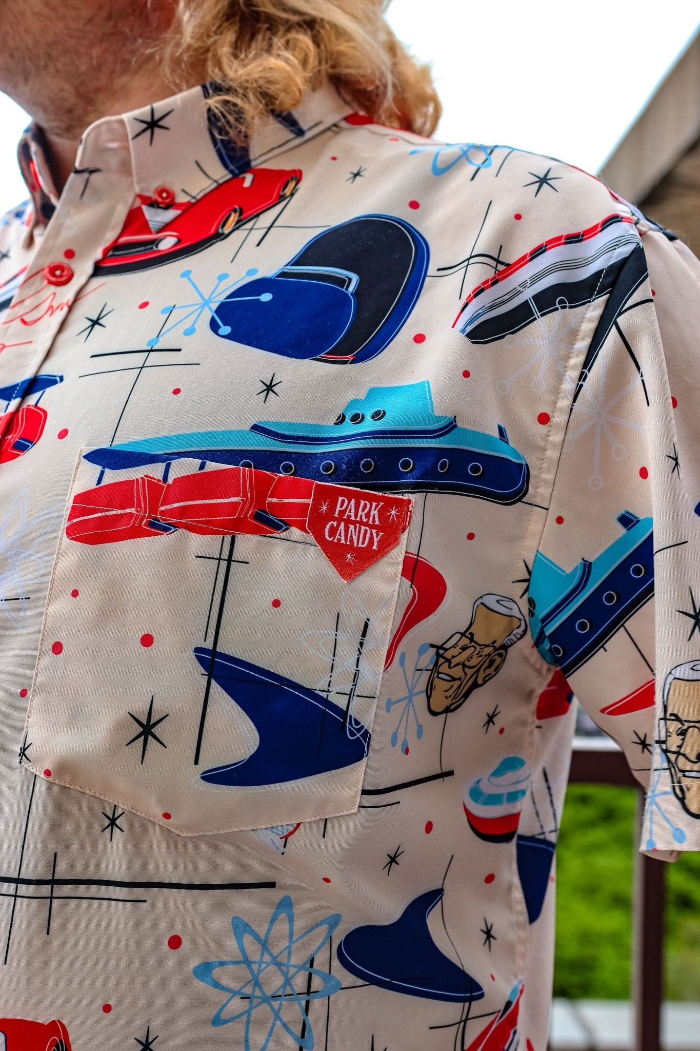 Retro Rewind Button Up Shirt | Bob Gurr - DECEMBER PREORDER | Park Candy