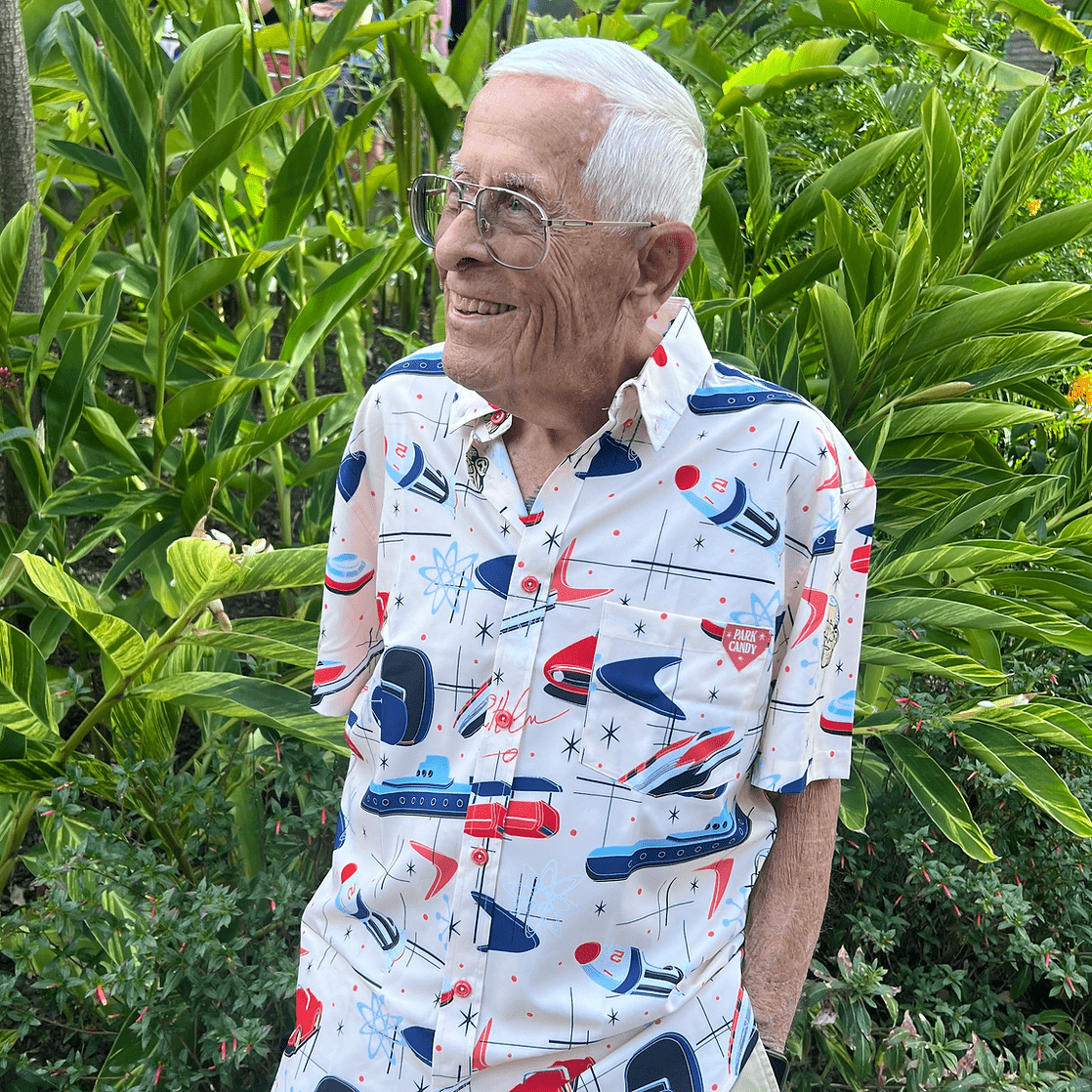 Retro Rewind Button Up Shirt | Bob Gurr - DECEMBER PREORDER | Park Candy