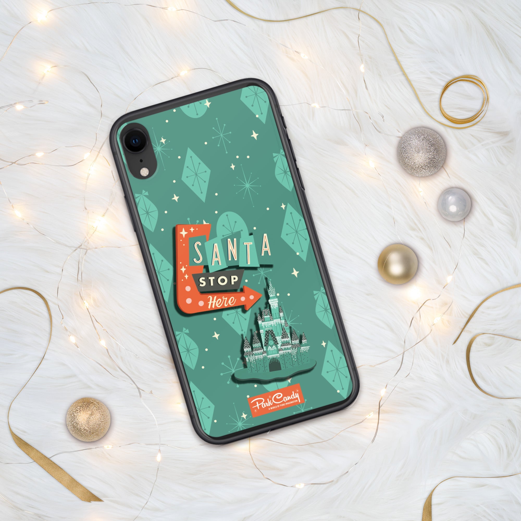 Santa Stop Here iPhone Case | Park Candy