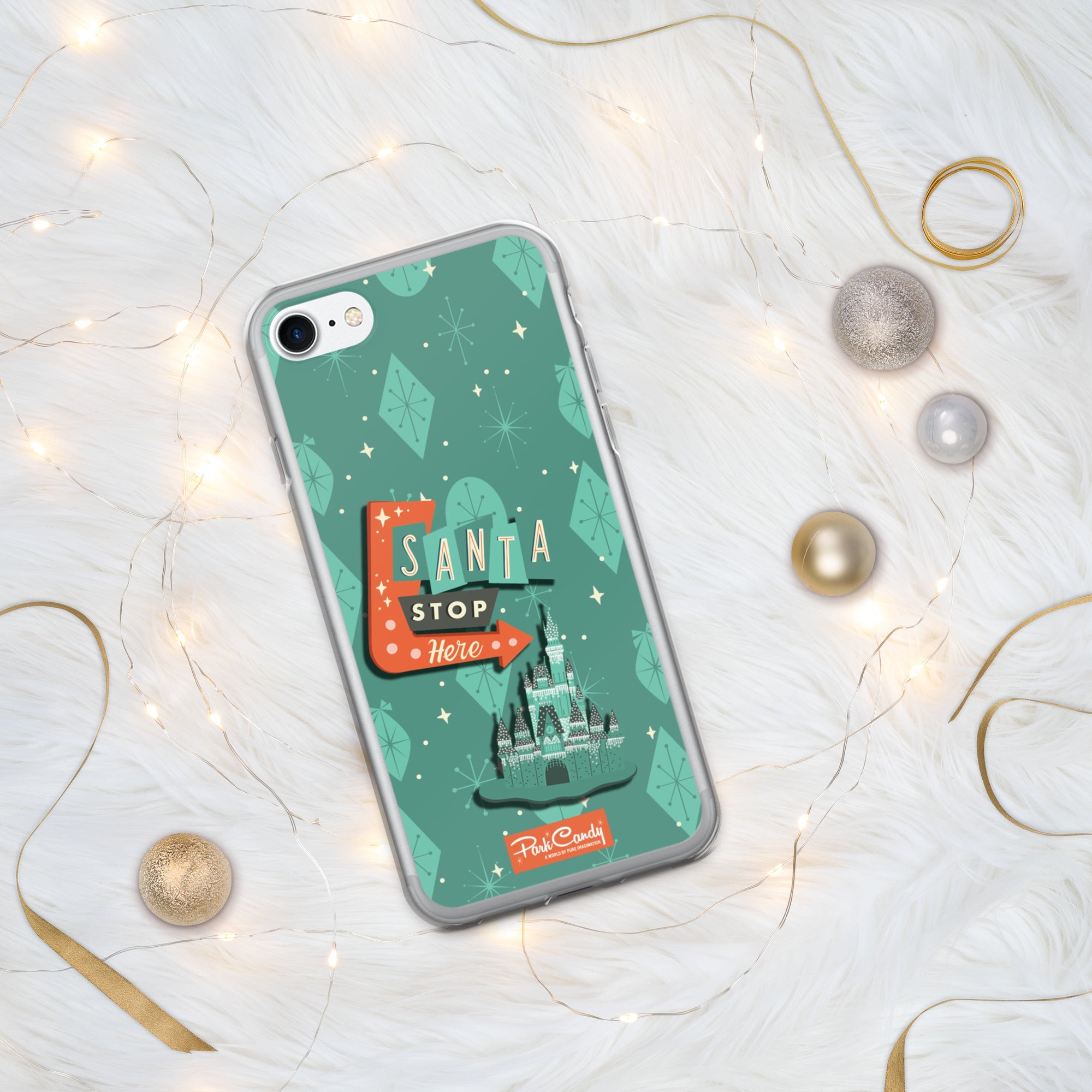 Santa Stop Here iPhone Case | Park Candy