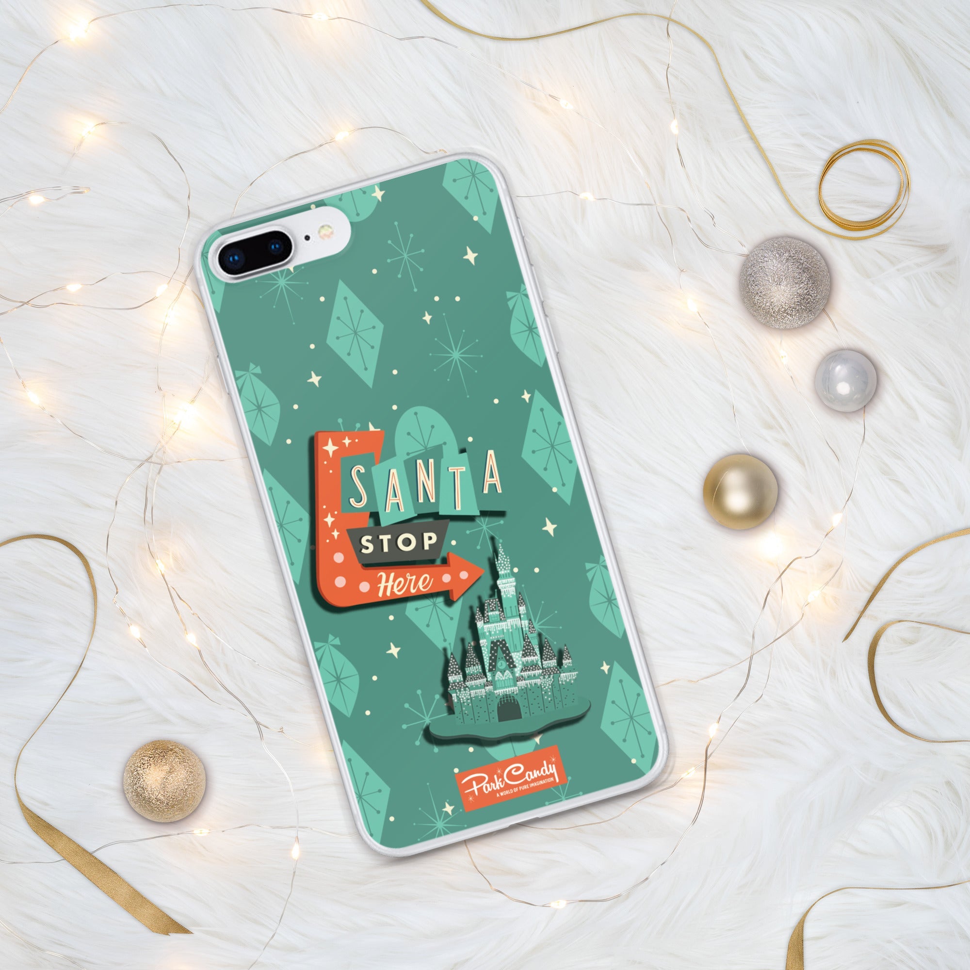 Santa Stop Here iPhone Case | Park Candy