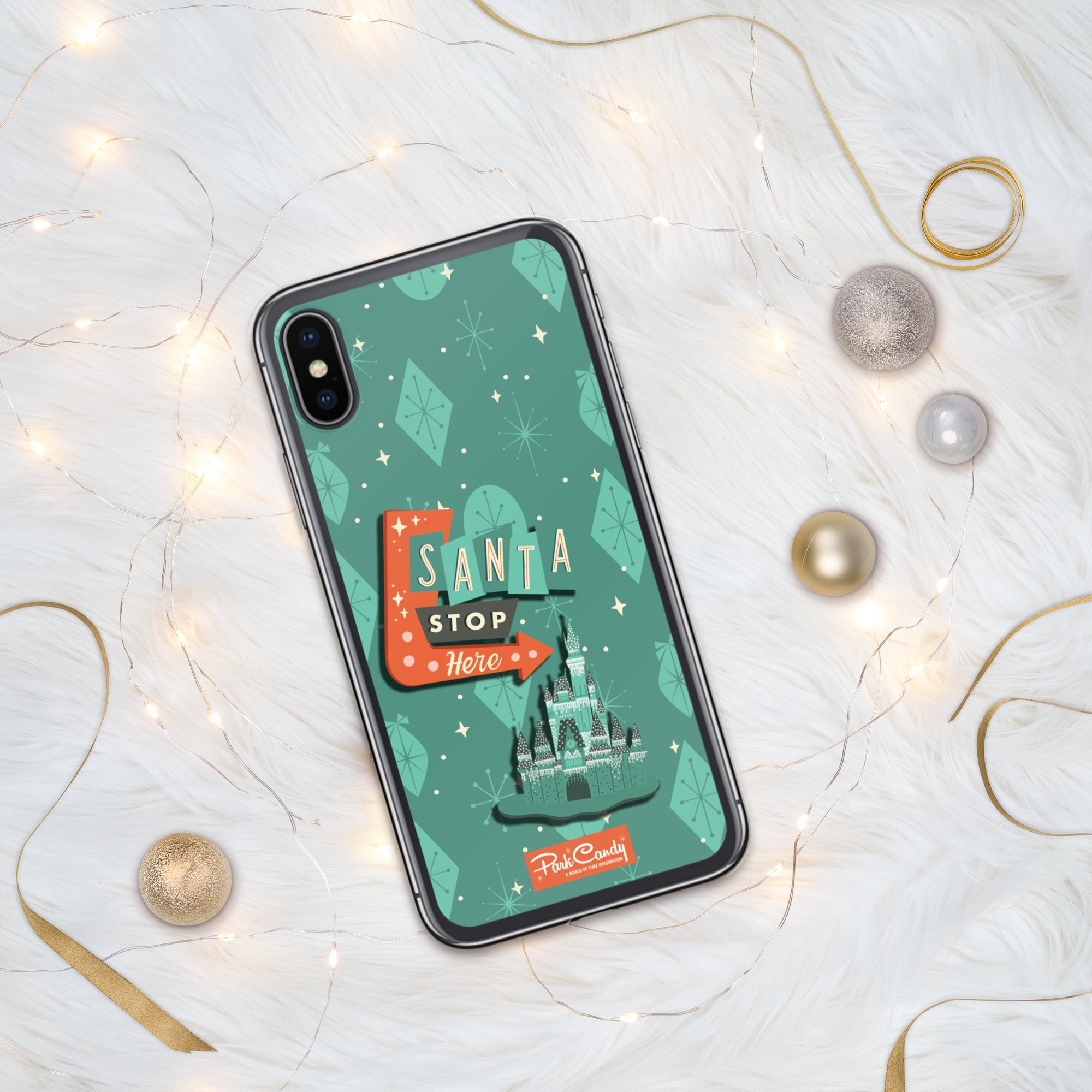 Santa Stop Here iPhone Case | Park Candy