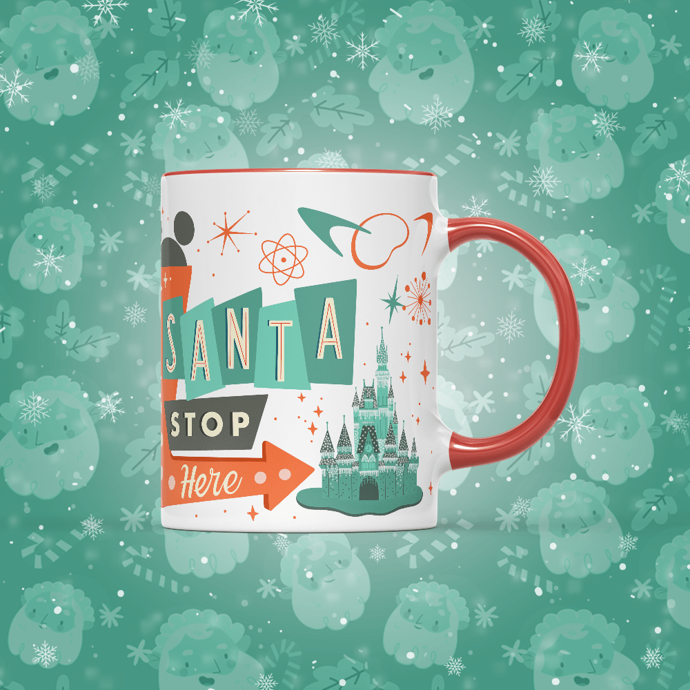 Santa Stop Here Mug | Park Candy