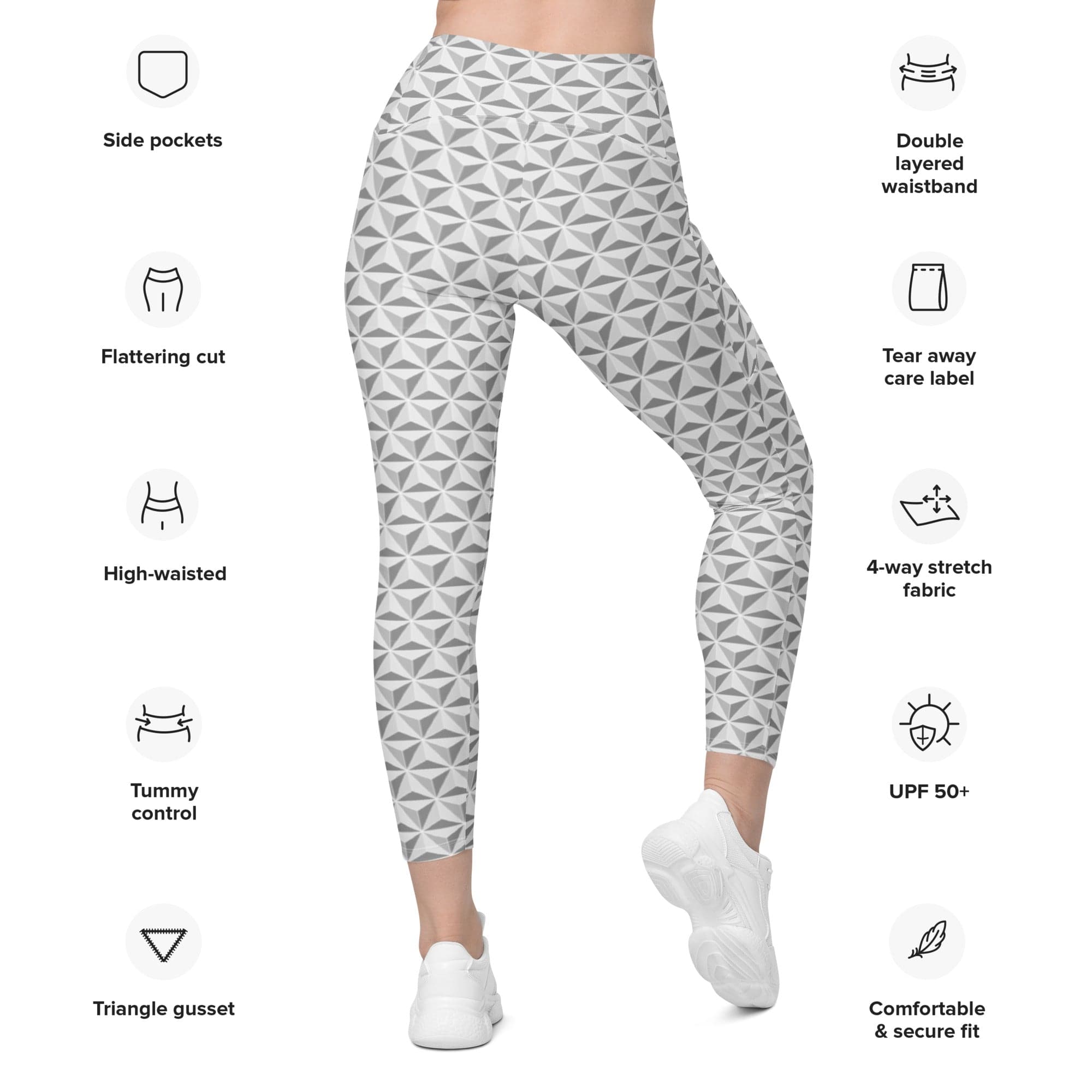 Spaceship Leggings with Pockets | Park Candy