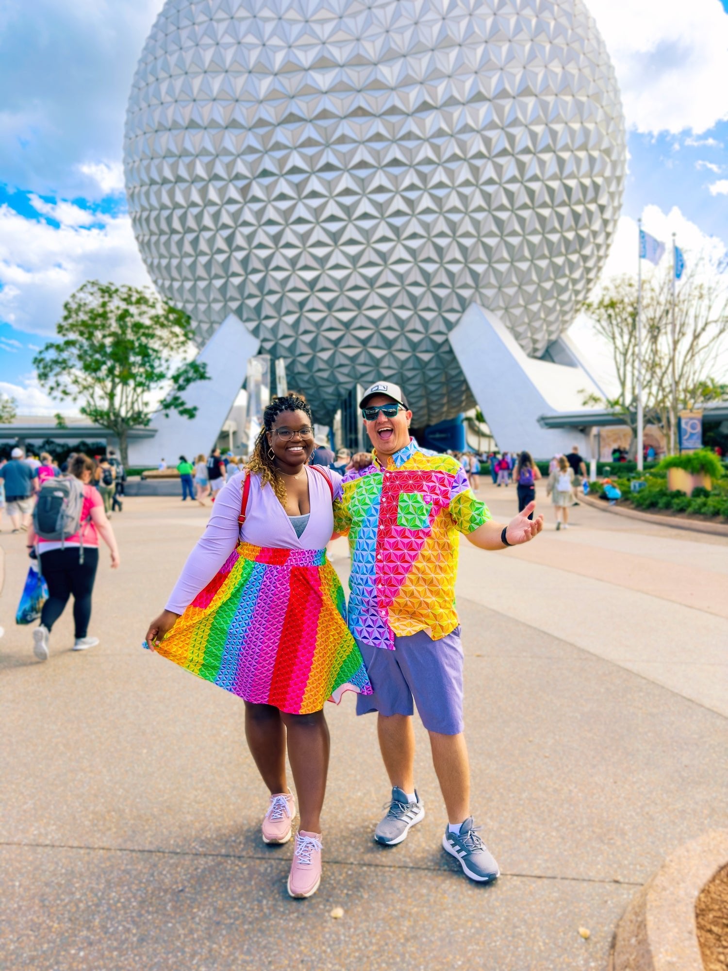 Spaceship Pride Button Up Shirt | Park Candy