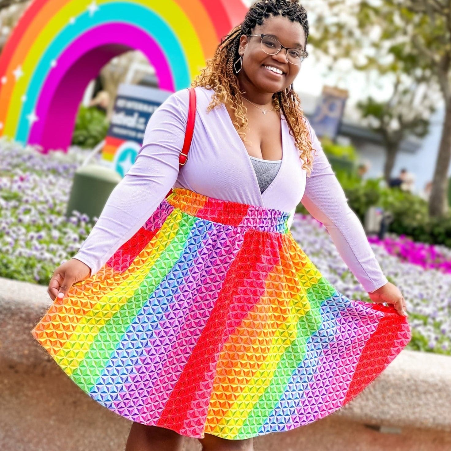 Spaceship Pride Midi Skirt | Park Candy