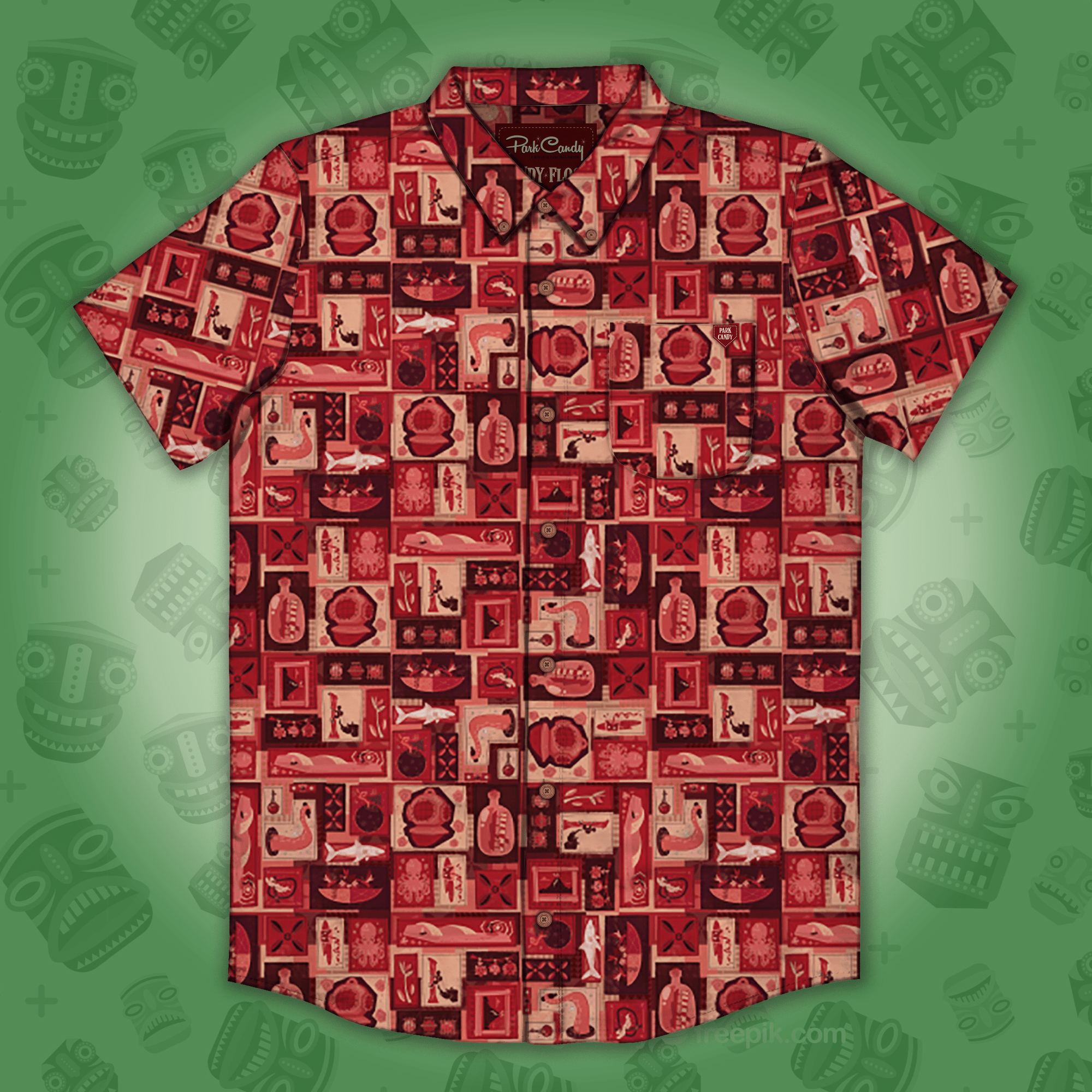 The Tiki Tiki Button Up Shirt | Park Candy