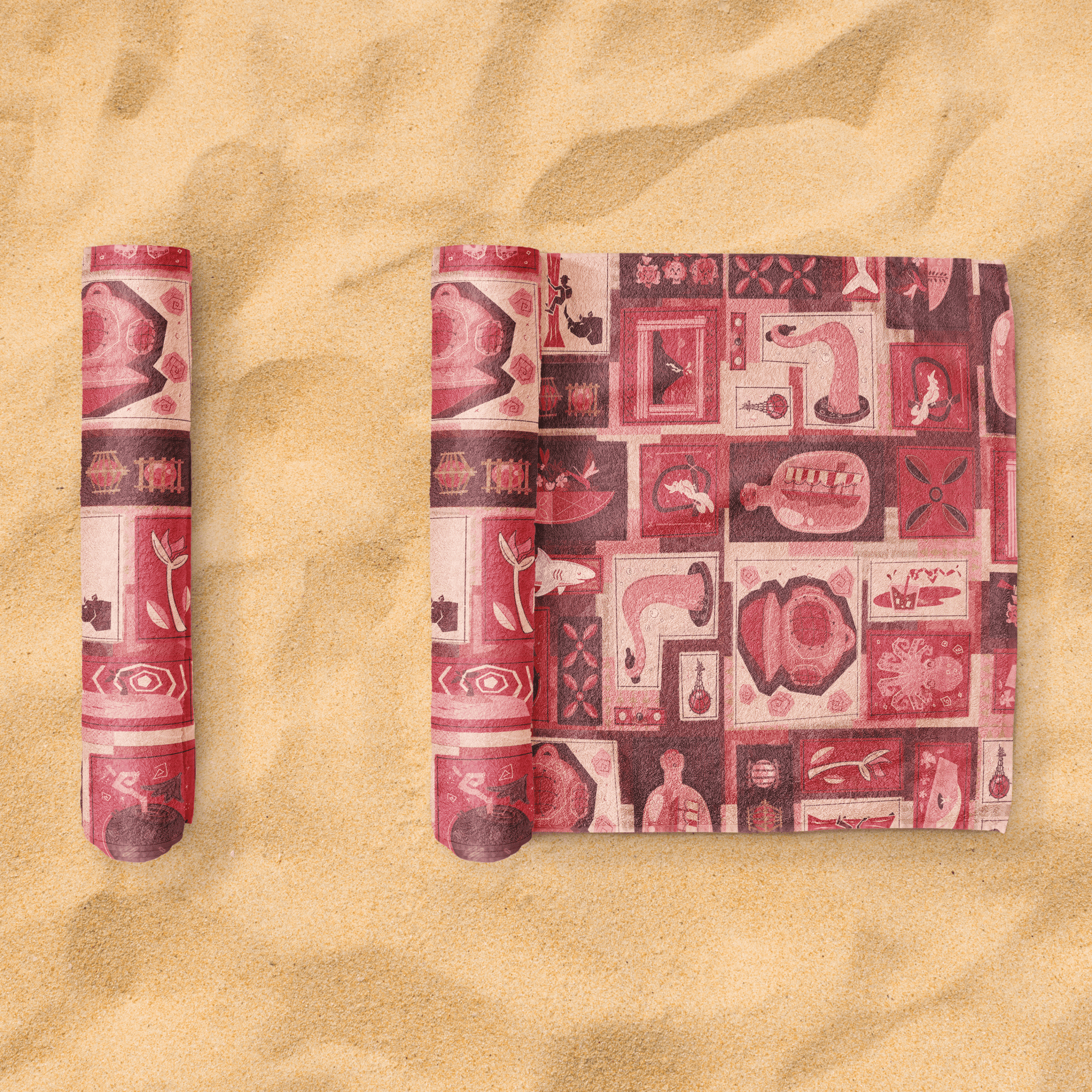 Tiki Tiki Beach Towel | Park Candy