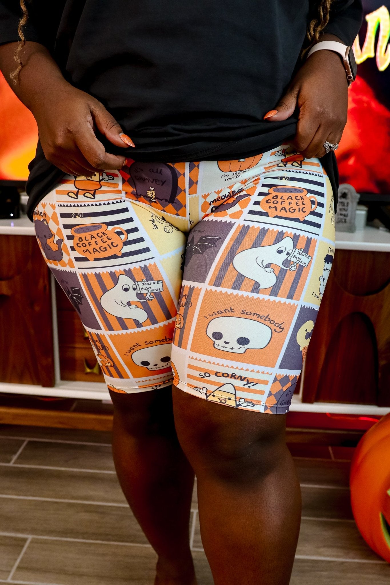 Trick or Treat Biker Shorts | Park Candy