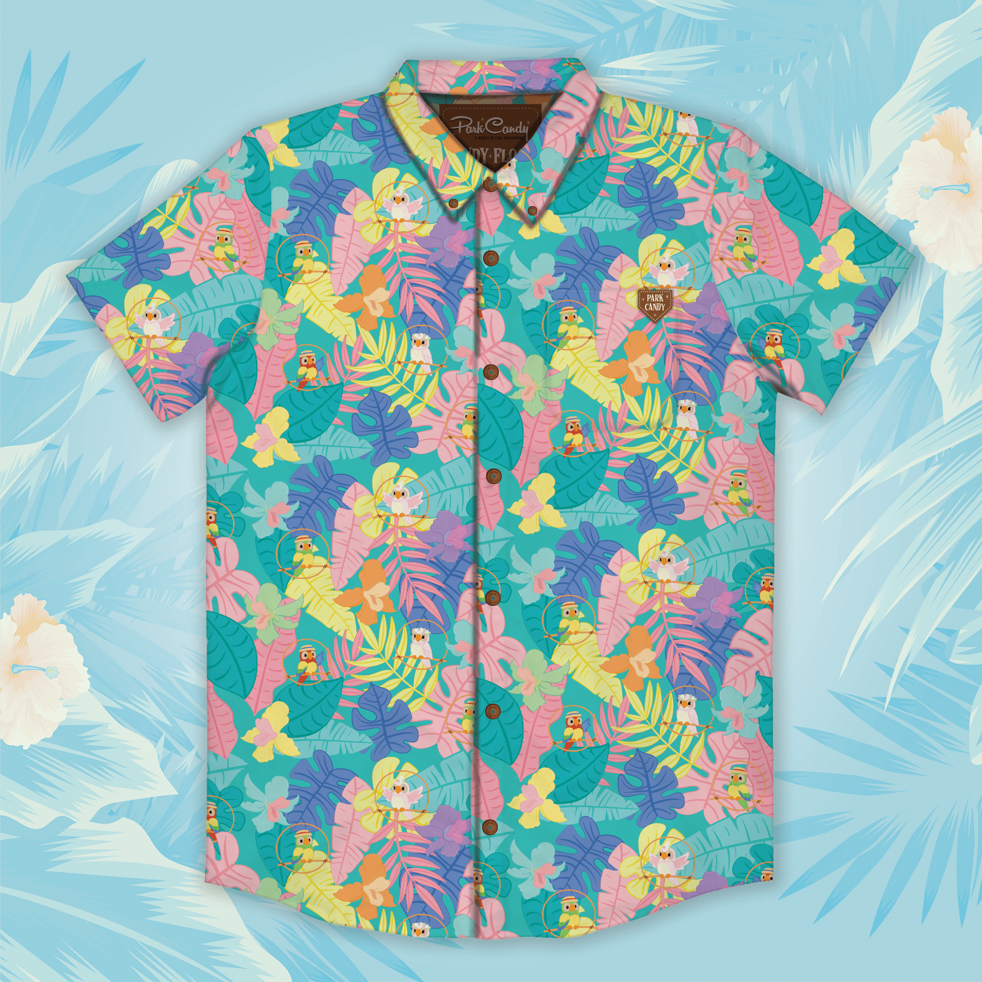 Tropical Hideaway Button Up Shirt | Park Candy