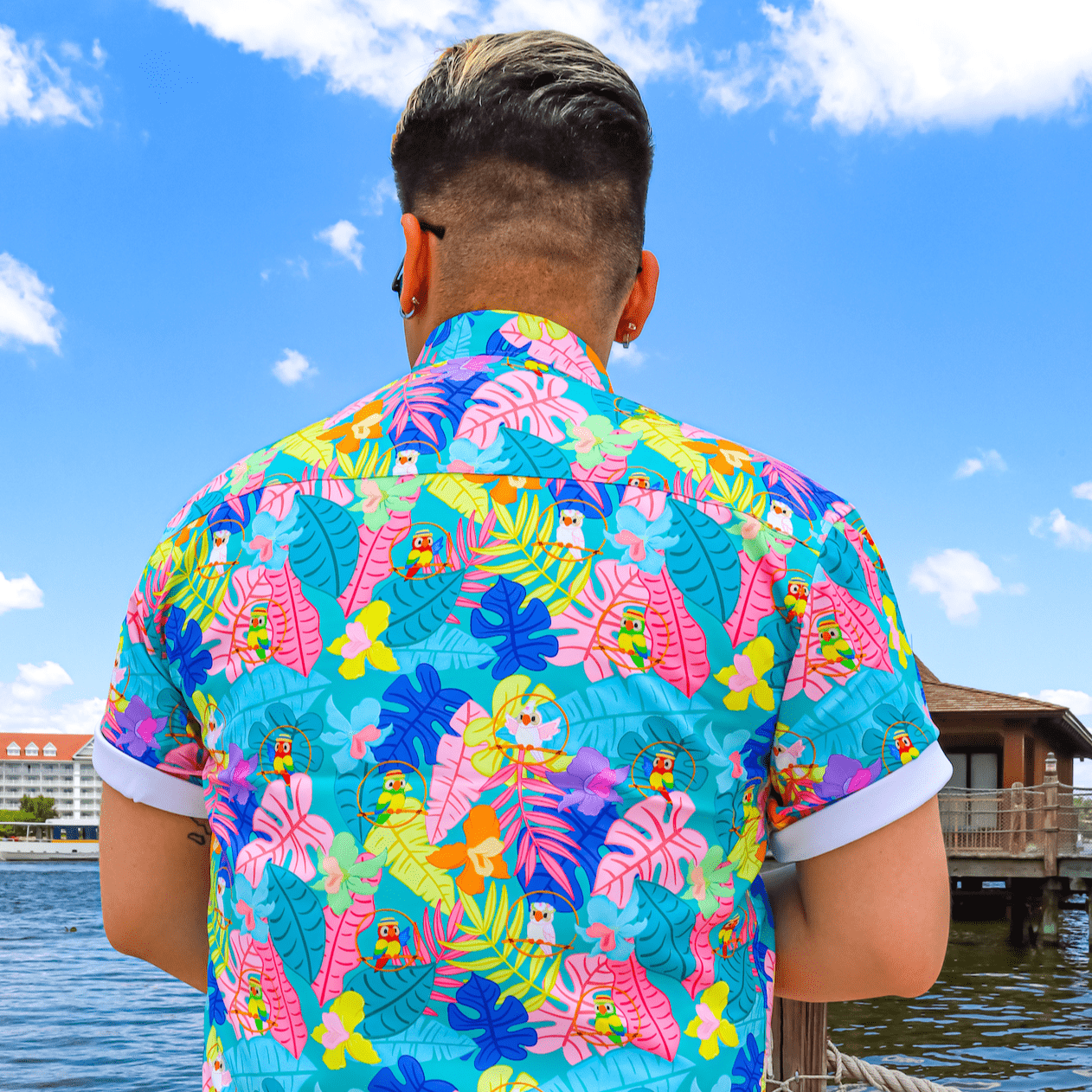 Tropical Hideaway Button Up Shirt | Park Candy