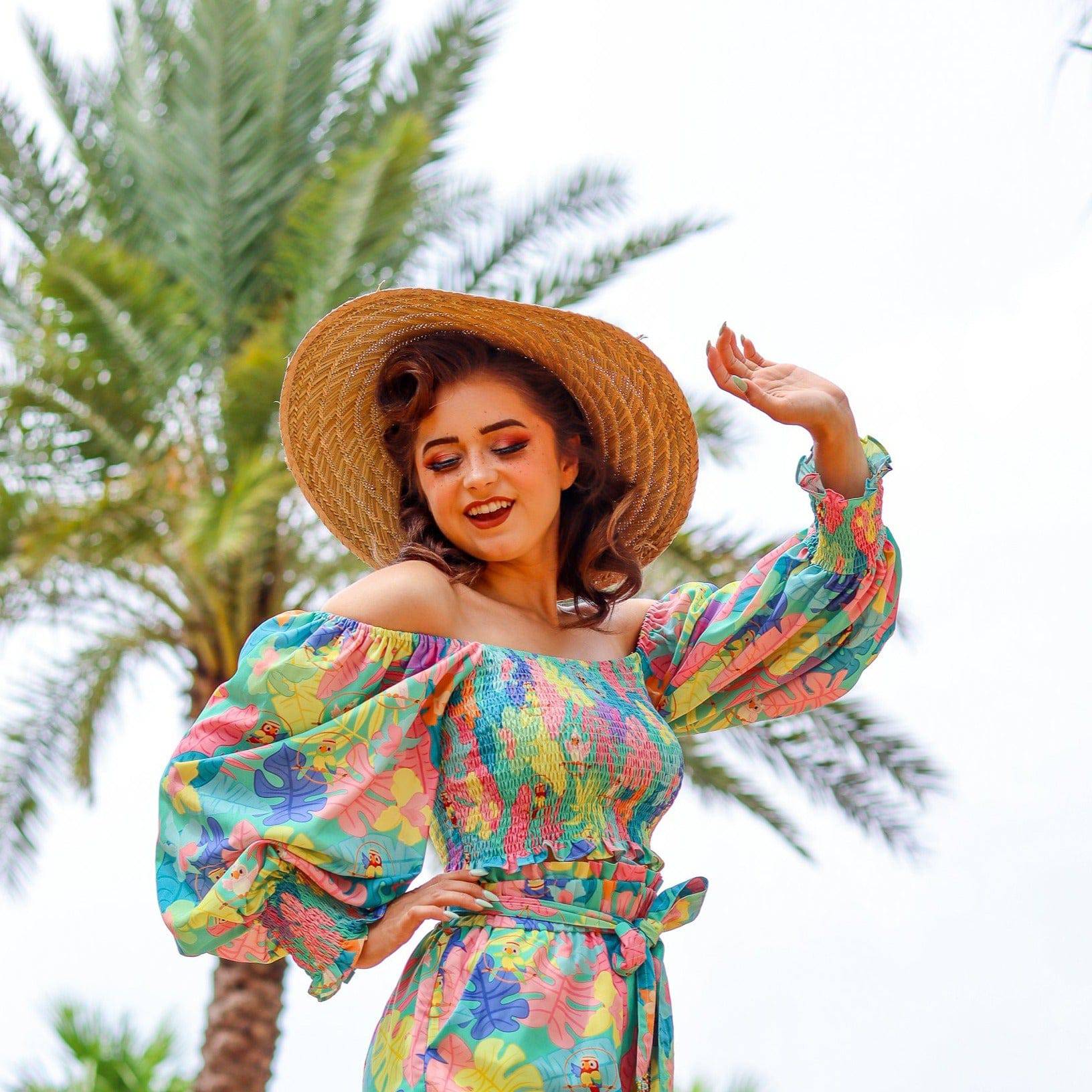 Tropical Hideaway Off Shoulder Blouse | Park Candy