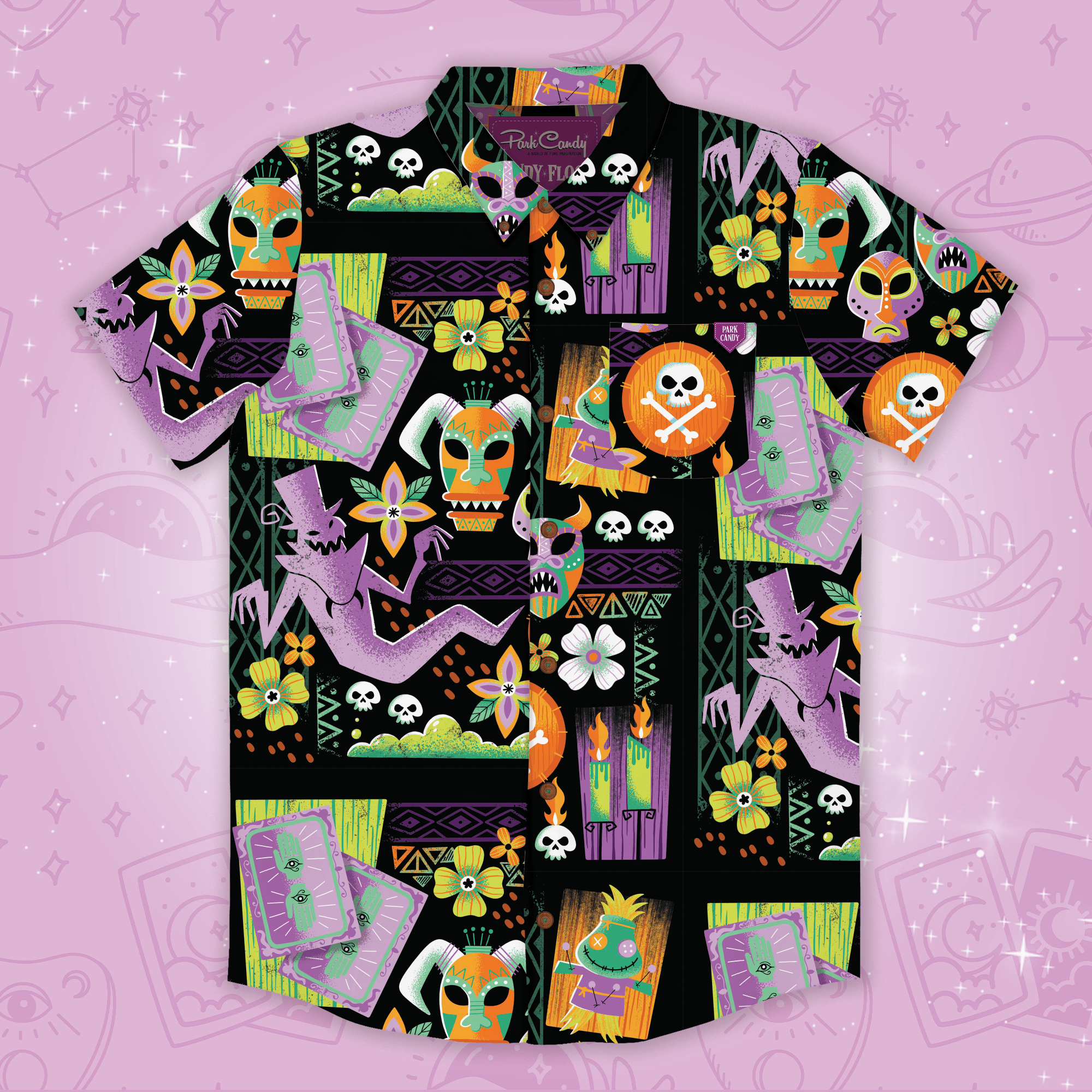 Voodoo Hoodoo Button Up Shirt | Park Candy